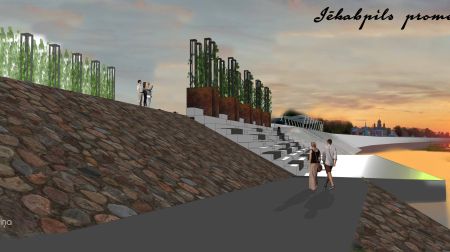 Kā izskatīsies Daugavas aizsargdambis pēc būvdarbiem?