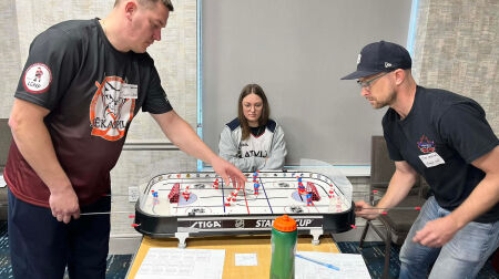 Jēkabpilietis Andrejs Kuzņecovs triumfē galda hokeja Pasaules tūres posmā ASV