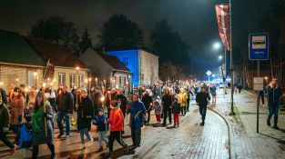 Lāčplēša dienas Lāpu gājiens Jēkabpilī