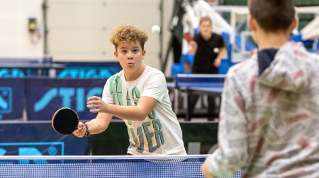 Azartiskās cīņās aizvadīts Jēkabpils novada individuālais turnīrs galda tenisā