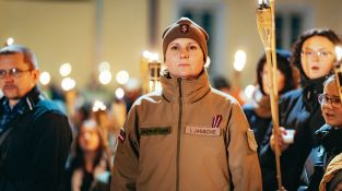 Lāčplēša dienas Lāpu gājiens Jēkabpilī