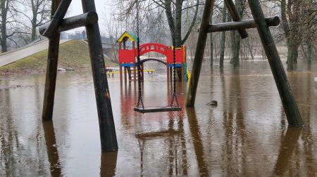 Plūdi Jēkabpils novadā - Krustpils pagasts, Sakas sala un Jēkabpils pilsēta