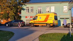 Avārija Līvānos uz gājēju pārejas