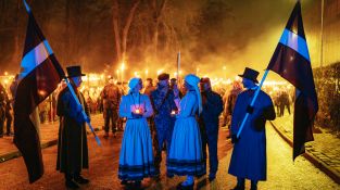 Lāčplēša dienas Lāpu gājiens Jēkabpilī