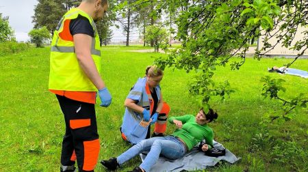Jēkabpils mediķi trenējas reaģēt ārkārtas situācijās 