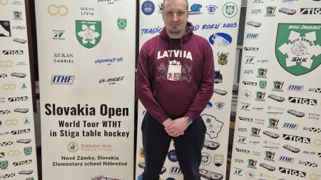 Jēkabpils galda hokejisti noslēdz “Slovakia Open 2026” ar augstiem rezultātiem