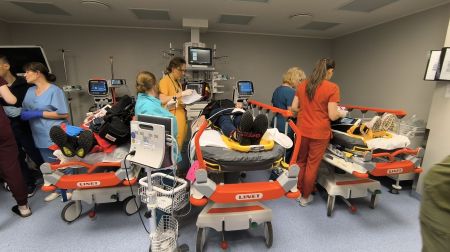 Jēkabpils mediķi trenējas reaģēt ārkārtas situācijās 