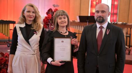 Līvānietei Ivetai Vilcānei piešķirts Tieslietu ministrijas Atzinības raksts