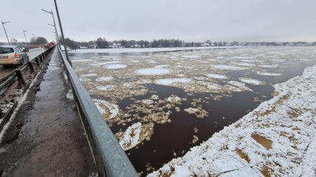 Plūdi Jēkabpilī 12.01.2023