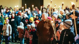 Lāčplēša dienas Lāpu gājiens Jēkabpilī