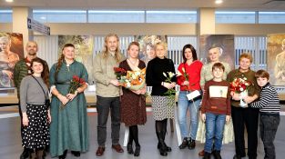 Mētras Daumes fotoizstādes atklāšana stacionārā 