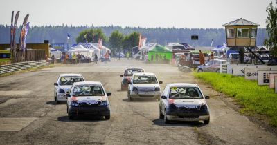 Noslēdzies Latvijas &ndash; Lietuvas rallijkrosa čempionāta piektais posms Baronu autotrasē