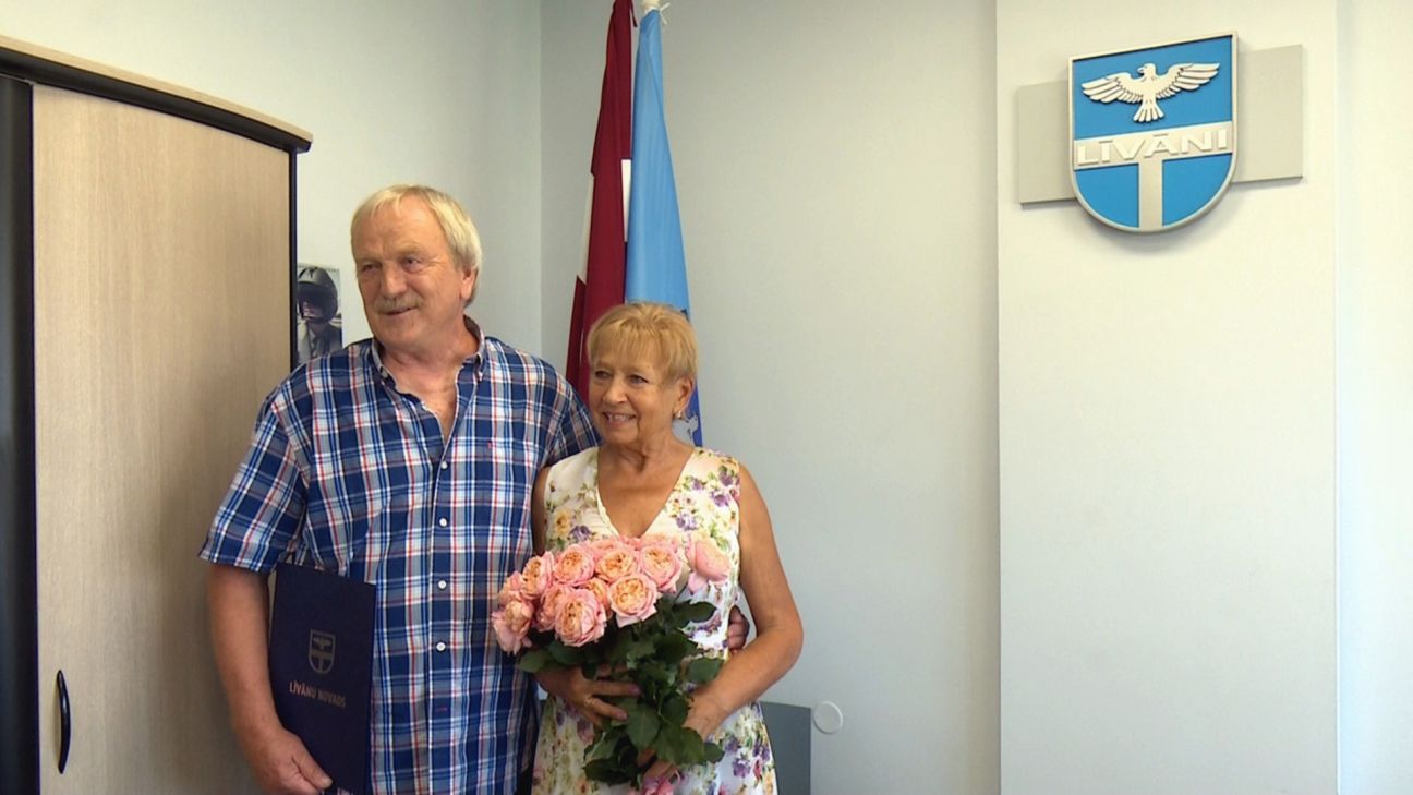 Līvānos sveic Zelta kāzu jubilārus – Zofiju un Ļevu Troškovus