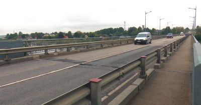 Joprojām nav sākts tilta &scaron;uvju remonts Jēkabpilī