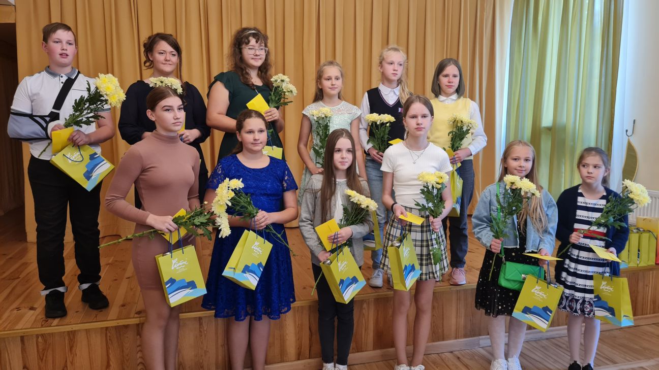 Līvānu novadā godina stipendiju saņēmējus