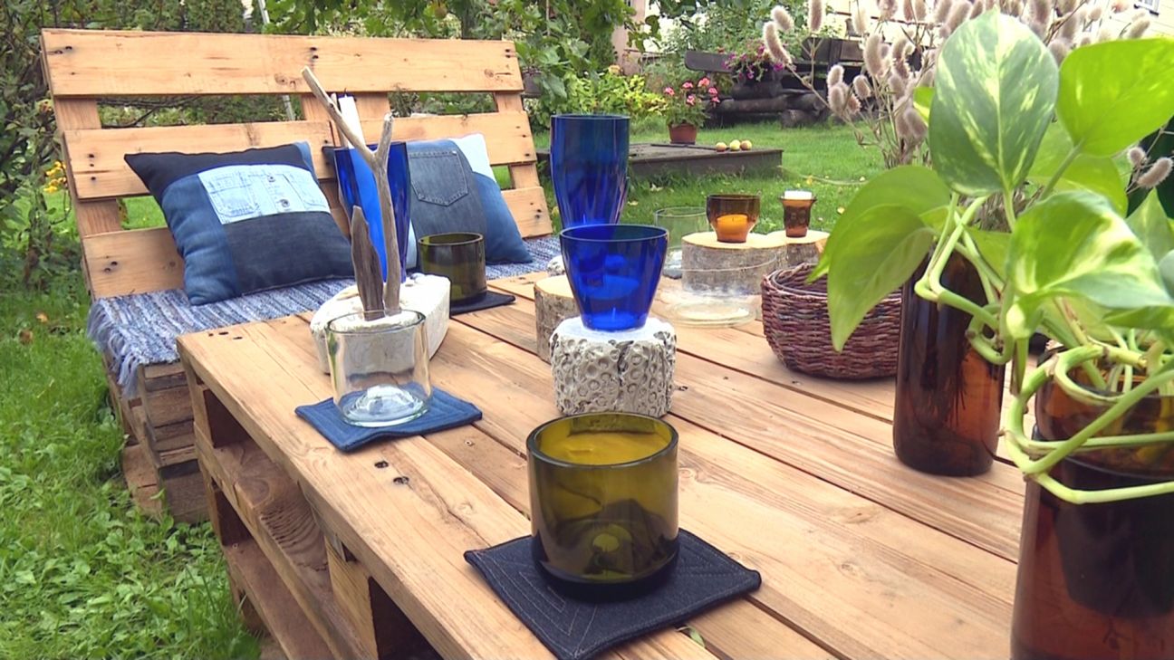 “HANDMADE LATGOLA” izveido atpūtas stūrīti no lietotiem priekšmetiem