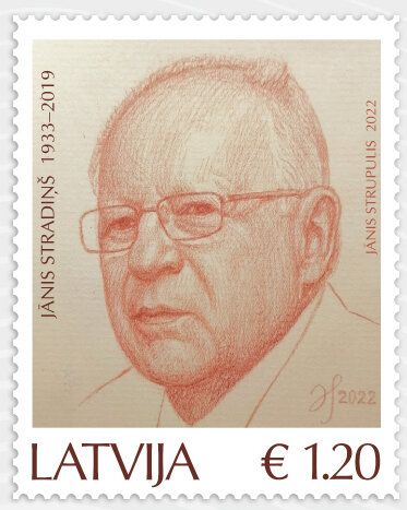 Izdos pastmarku par godu akadēmiķim Jānim Stradiņam