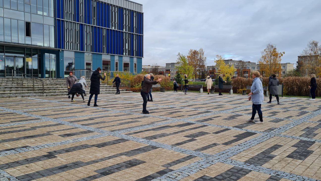 Darba kolektīvos norisinās vingrošanas pauzes