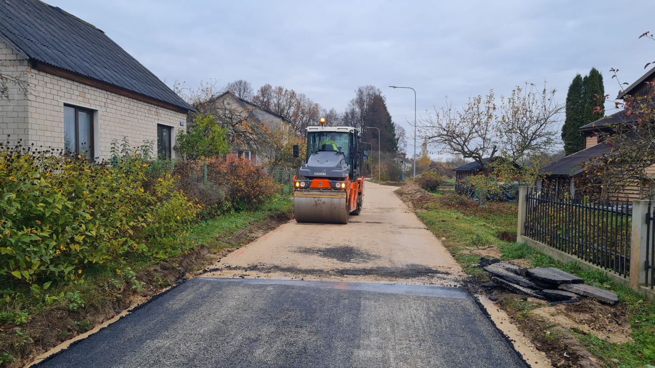 Līvānos turpinās Ubaglīča ielu rekonstrukcija