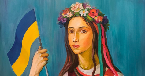 Krustpils pilī skatāma izstāde &ldquo;Ukrainai, kas iedvesmo&rdquo;