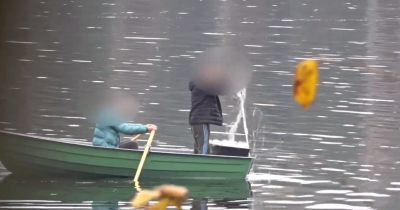 Sēlpils pagastā divus cilvēkus pieķer maluzvejniecībā