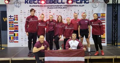 Jēkabpils svarbumbu cēlājiem lieliski panākumi Polijā