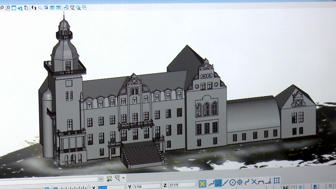 Izstrādāts Kokneses Jaunās pils virtuālais 3D modelis