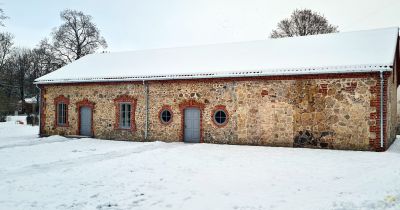 Pārbūvēta Krustpils pils biju&scaron;ās smēdes ēka