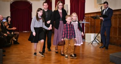 Bataragu ģimene no Salas pagasta viesojas pie Valsts prezidenta