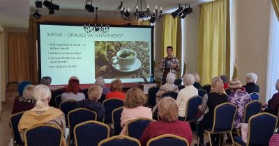 Līvānu seniori apmeklē lekciju par sirds un asinsvadu slimību profilaksi