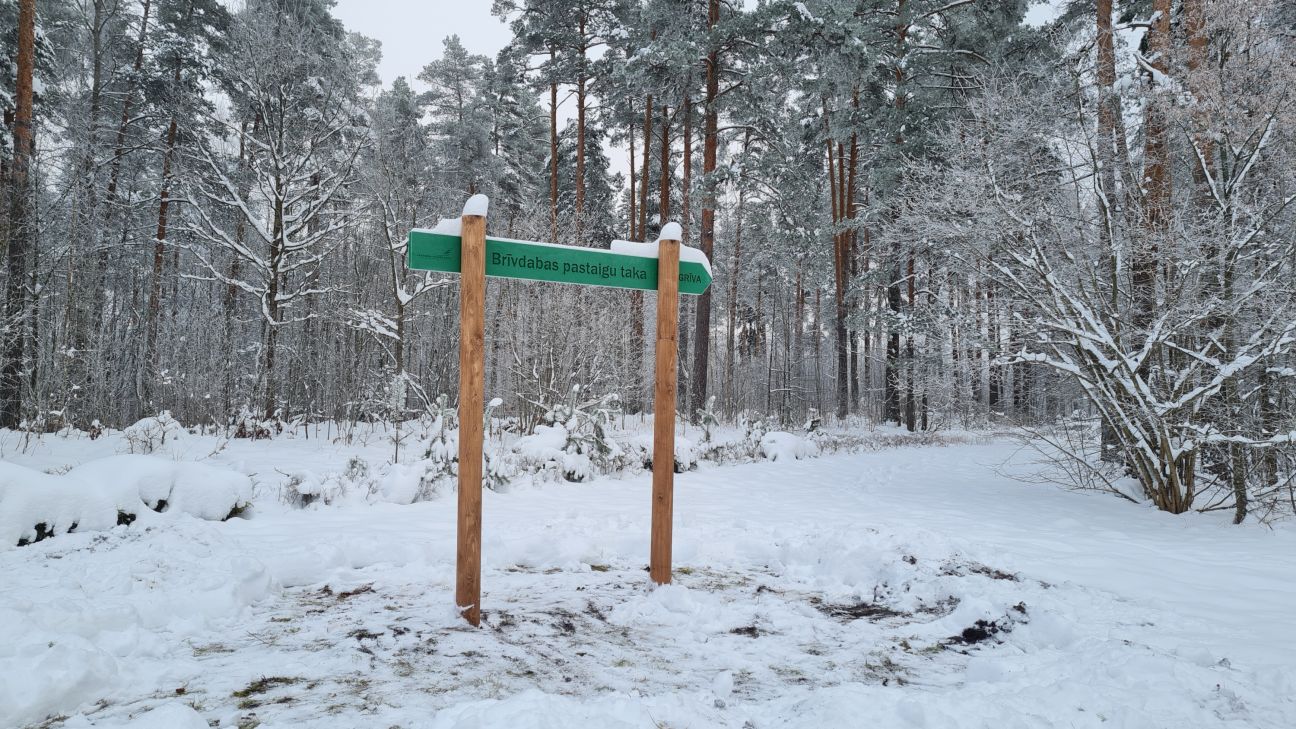 Līvānos atklāj brīvdabas pastaigu taku