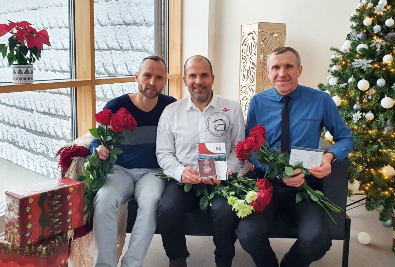 Trīs Jēkabpils novada sportisti saņem Latvijas Sporta veterānu-senioru savienības apbalvojumus