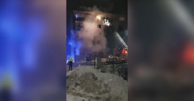 Līvānos izcēlies ugunsgrēks daudzdzīvokļu mājā