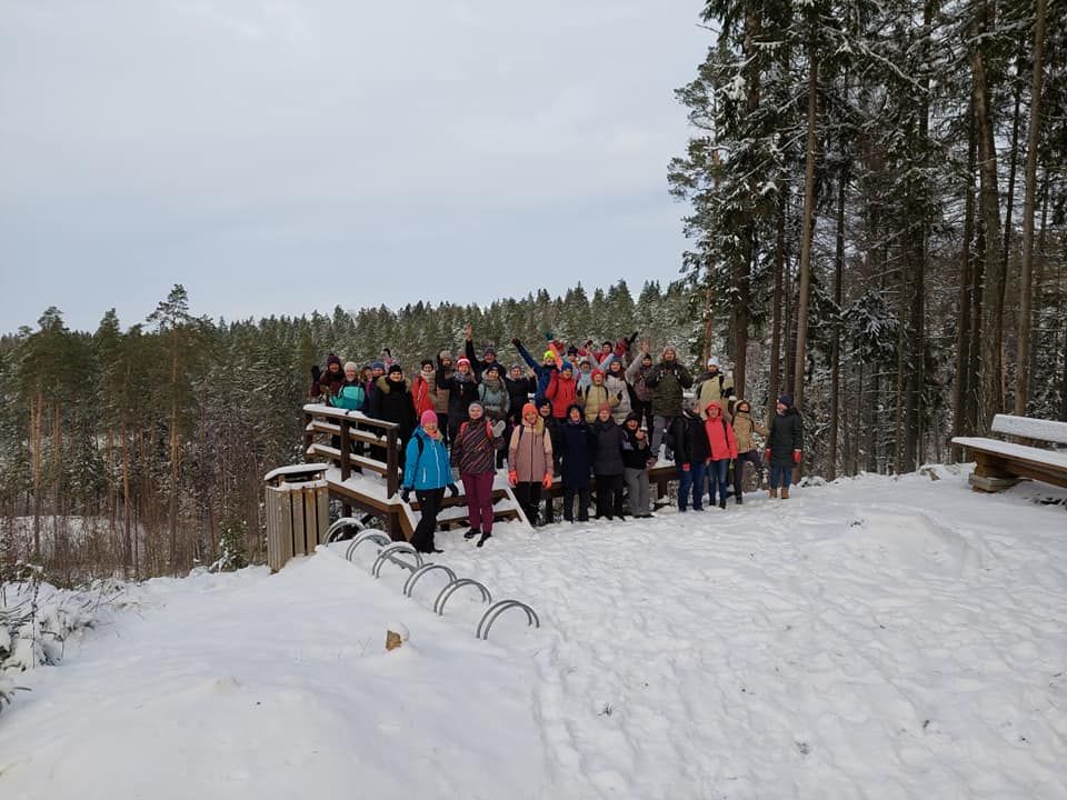 Noritējis pārgājiens “Ar kājām uz mājām no Kūkām”