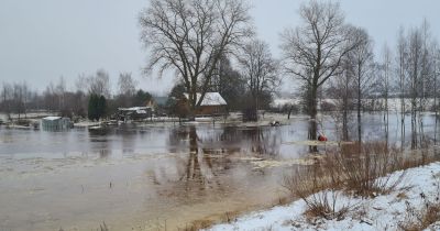 Sāk applūst Sakas sala