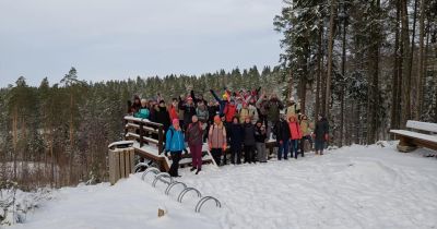 Noritējis pārgājiens &ldquo;Ar kājām uz mājām no Kūkām&rdquo;