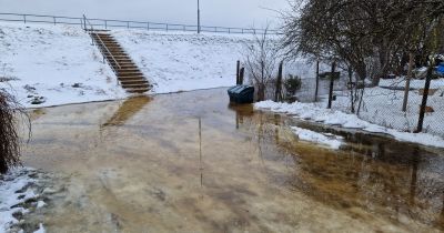 Jēkabpilī bīstami augsts ūdens līmenis Daugavā
