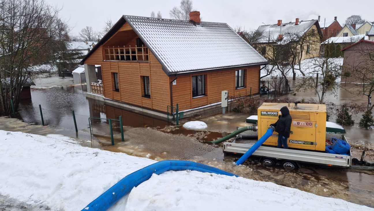 Jēkabpilī turpina applūst jaunas teritorijas