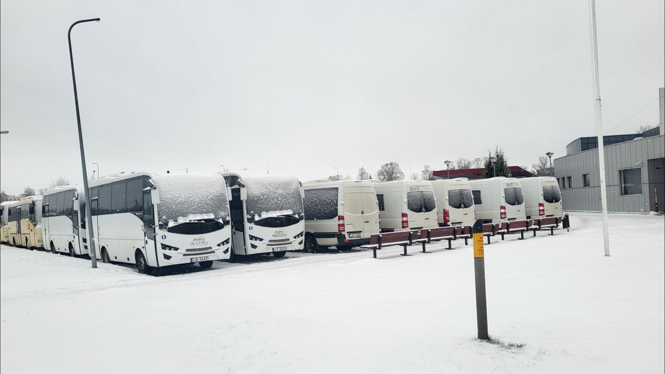Plūdi skāruši arī SIA “Jēkabpils autobusu parks” teritoriju