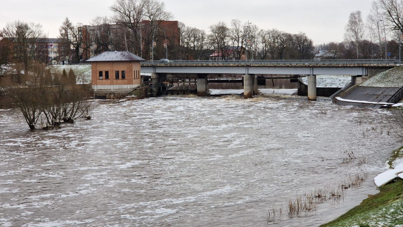 Līvānos plūdu draudu šobrīd nav