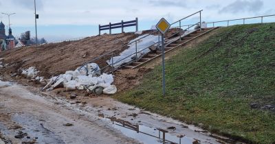 Pa Daugavas dambi Jēkabpilī aicina nepārvietoties
