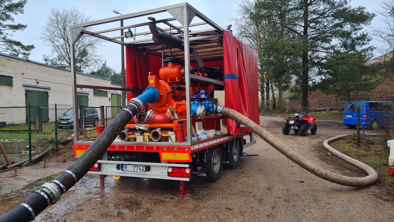 Ābeļos pabeigta ūdens sūknēšana