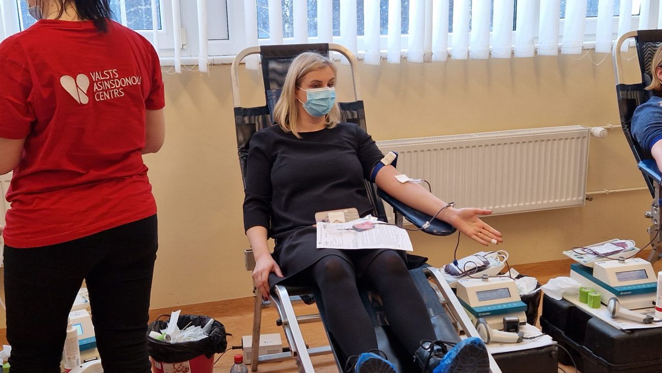 Jēkabpilī liela asins donoru aktivitāte