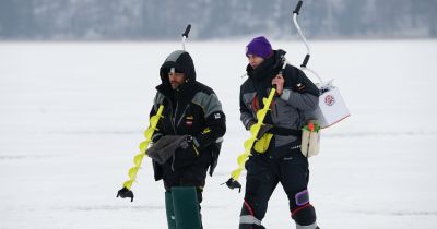 Baļotes ezerā noritējis Latvijas čempionāta zemledus mak&scaron;ķerē&scaron;anā 2.posms