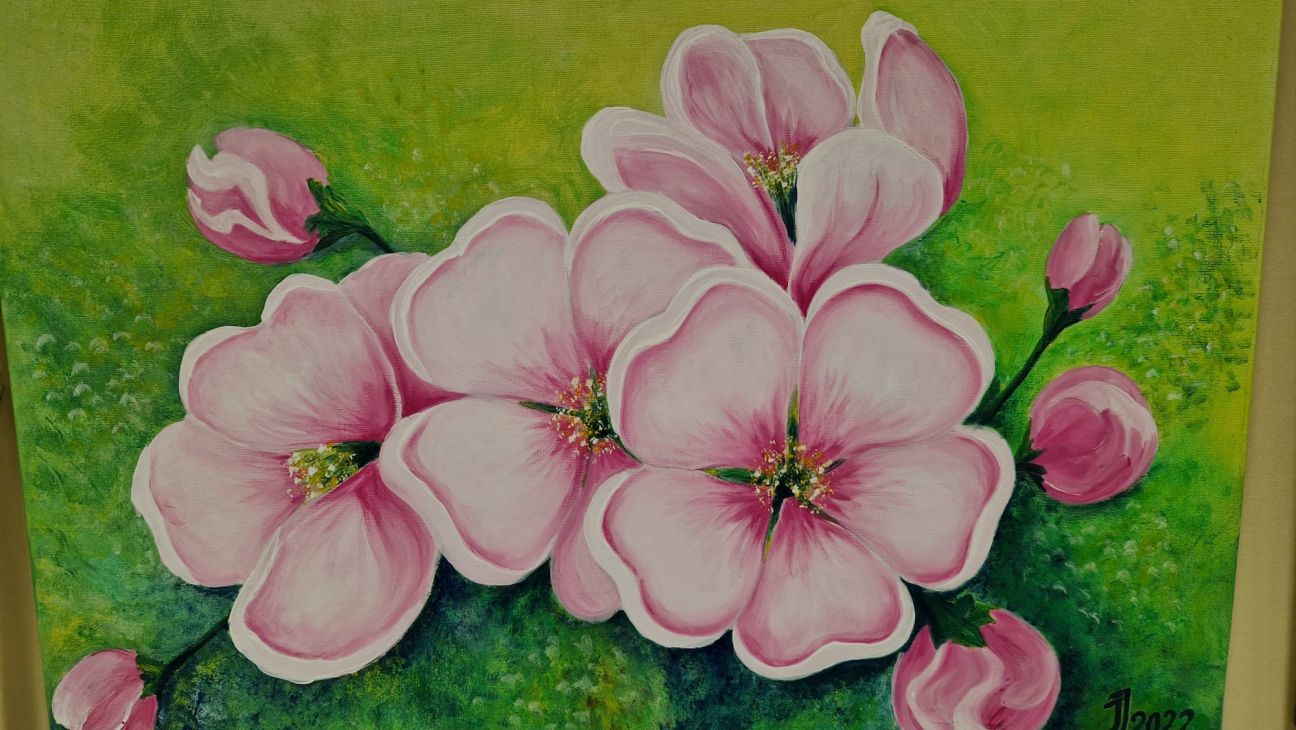 Jēkabpils novada Galvenajā bibliotēkā – Ilvas Ievānes gleznu izstāde