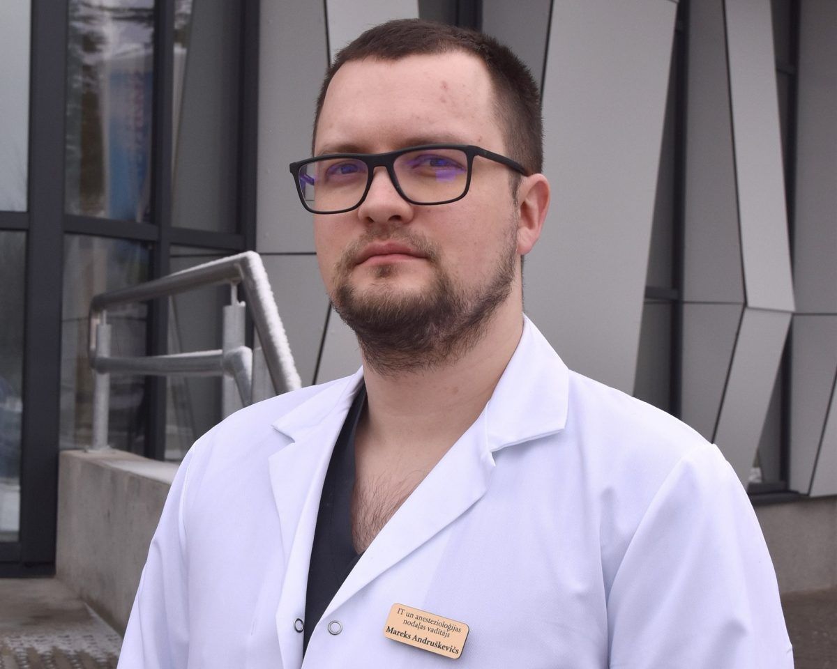 Jēkabpils reģionālajā slimnīcā darbu uzsācis anesteziologs Mareks Andruškevičs