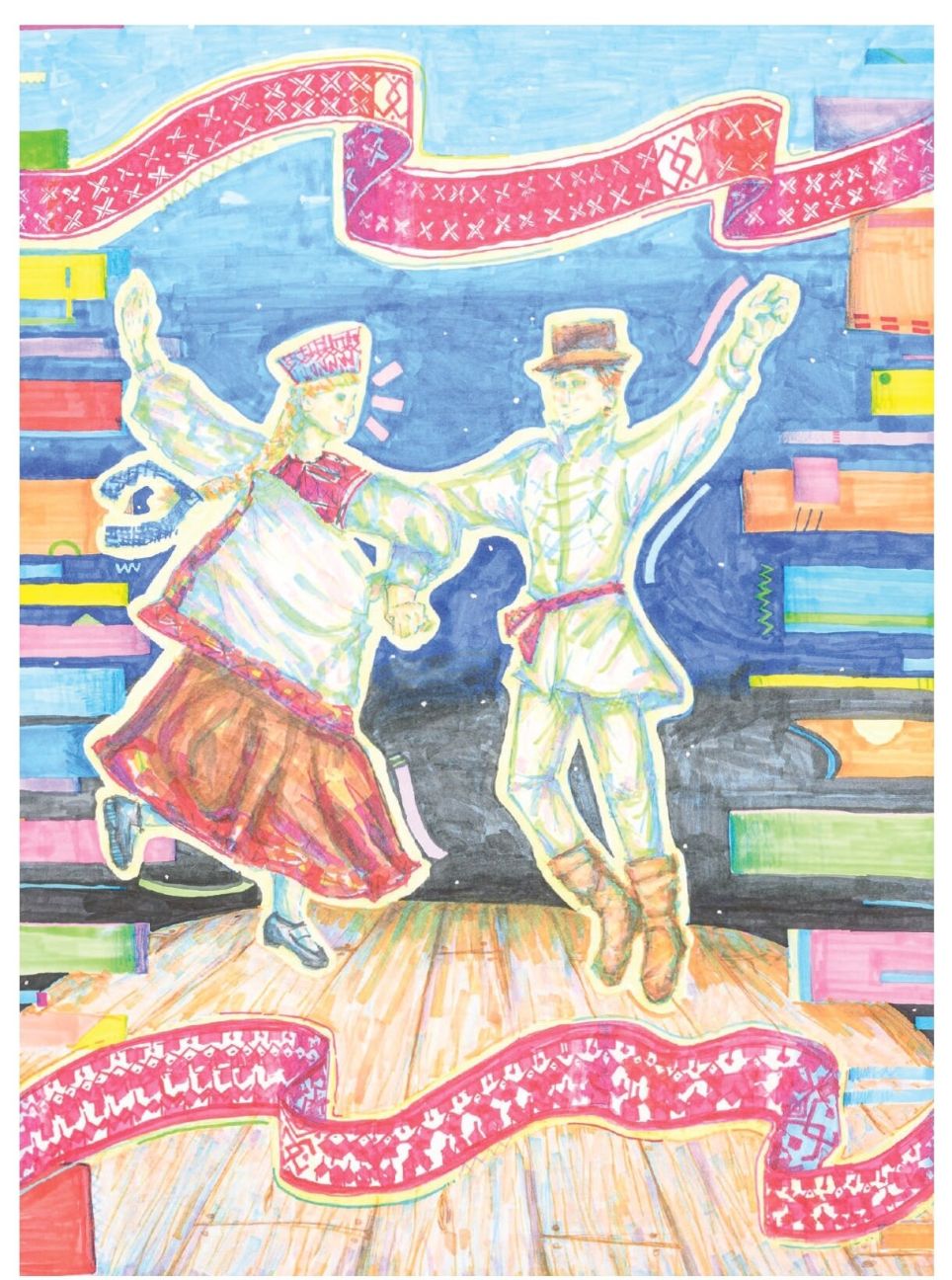 Bērnu mākslas konkursā starp Latvijas kārtas laureātiem arī divi Jēkabpils skolēnu darbi