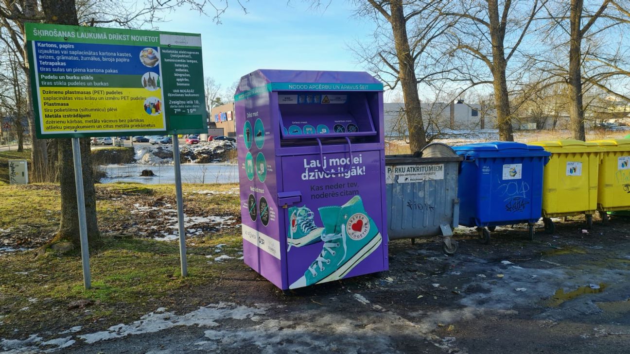 Nepilnas nedēļas laikā Jēkabpilī nodots jau vairāk nekā tūkstotis kilogramu tekstila