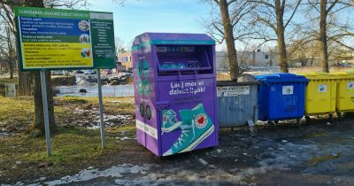 Nepilnas nedēļas laikā Jēkabpilī nodots jau vairāk nekā tūkstotis kilogramu tekstila