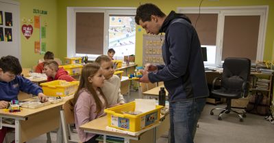 Līvānu bērni apgūst robotikas pamatus